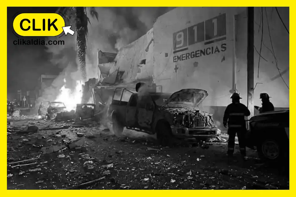 Explosión de coche bomba sacude feria en Ojocaliente, Zacatecas